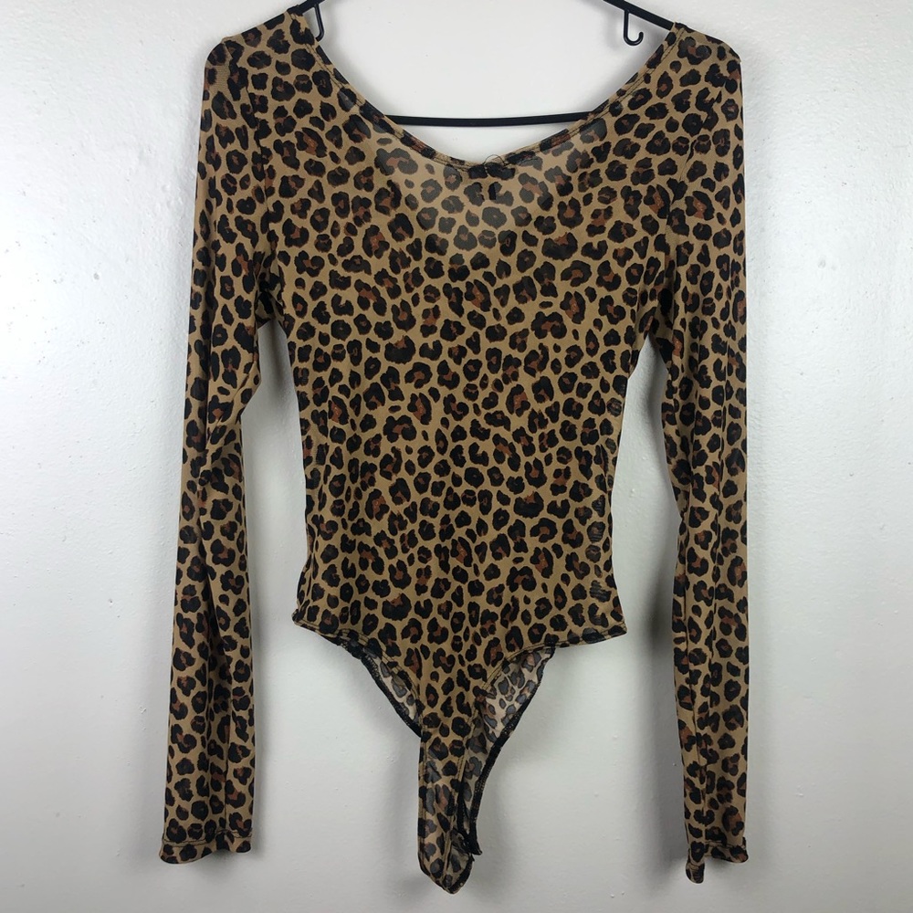 Iris Leopard Print Beautiful Bodysuit - Picture 4 of 5